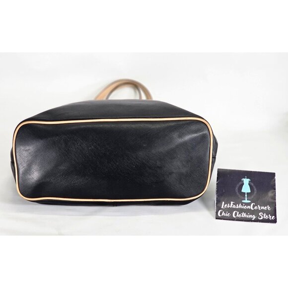 Coach Women's Black Saffiano Leather City Metro Park Tote Bag Sz L 2175 - Picture 13 of 15